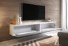 Tavolino per TV CERIEE 180 - bianco / grigio lucido Anteprima dell’immagine prodotto 4