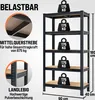 MONZANA® Schwerlastregal 180x90x40cm Befestigungsmaterial Produktbild-Vorschau 2