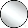 Miroir mural rond FIONA avec cadre en aluminium - 60 cm Voir les images du produit 1
