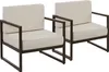 Fauteuil de jardin COMOSA rembourrage XXL - Lot de 2 Voir les images du produit 1
