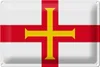 Blechschild Flagge Guernsey 30x20cm Flag of Guernsey Produktbild-Vorschau 1