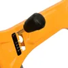 A close-up of a gear shift lever on an orange machine. Produktbild-Vorschau