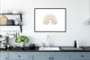 MuchoWow® Gerahmtes Poster Regenbogen - Wolken - Regen - Produktbild-Vorschau 3