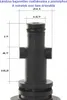 A close-up diagram of a black spray lance with dimensions indicated in millimeters. Produktbild-Vorschau