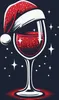 Wein Weihnachtsmütze Weinglas Winzer Weinliebhaber - Produktbild-Vorschau 3