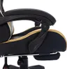 vidaXL Gaming-Stuhl mit RGB LED-Leuchten Gold und Schwarz Produktbild-Vorschau 6