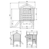 Timbela casetta in legno per bambini - casetta per bambini Anteprima dell’immagine prodotto 4