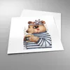 Poster - Poster ohne Rahmen - Anthropomorphisierung Bär Produktbild-Vorschau 3