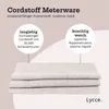 Cordstoff Meterware 1,40 m breiter Polsterstoff für Möbel Kissenbezüge DIY Zuschnitt beige Podgląd zdjęcia produktu