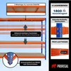 Profi Schwerlastregal Rhino | HxBxT 180x240x60cm | 4 Produktbild-Vorschau 3