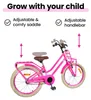 vidaXL Kinderfahrrad 20 Zoll für 6-11 Jahre alt Dunkelrosa Produktbild-Vorschau 5
