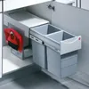 Hailo Tandem 7 K. Collecteur de déchets, gris clair.  - Voir les images du produit 12