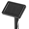 A close-up of a solar panel on a black pole with a white wire coming out. Podgląd zdjęcia produktu