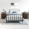 vidaXL Nachttische 2 Stk. Braun Eichen-Optik 40x42x60 cm Produktbild-Vorschau 1