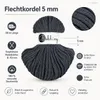 Bobbiny Braided Cord Premium 5Mm 50M Charcoal Produktbild-Vorschau 3