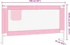 vidaXL Barrière de sécurité pour jeune enfant Rose 160x25 Voir les images du produit 8