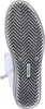 The image shows the sole of a white high-top sneaker with a black chevron pattern tread and a size marking. Anteprima dell’immagine prodotto