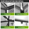BRAST Gewächshaus Aluminium mit Fundament | 250x190x195cm | Produktbild-Vorschau 7