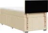Hochwertig Boxspringbett mit Matratze Creme 100x200 cm Produktbild-Vorschau 6