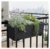 Relaxdays Balkonkasten, Selbstbewässerung, HBT: 19x50x19 Produktbild-Vorschau 5