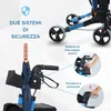 Mobiclinic Deambulatore rollator ausilio regolabile in Anteprima dell’immagine prodotto 3