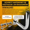 Extralink L400 Uchwyt balkonowy do anteny satelitarnej 400 Podgląd zdjęcia produktu 7