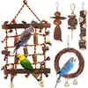Filet d'escalade pour oiseaux, avec 4 jouets à mâcher en Voir les images du produit 1