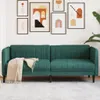 vidaXL Sofa 3-Sitzer Dunkelgrün Stoff Produktbild-Vorschau 2