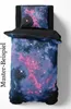 Weltall Bettwäsche 135x200 cm Weltraum Galaxy Sterne Produktbild-Vorschau 5