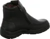 A black leather boot with a zipper and fur lining, shown from the side against a white background. Náhľad obrázku produktu