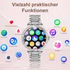 Elegante Smartwatch Damen mit Telefonfunktion 2026 Silber Produktbild-Vorschau 4