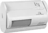A white electronic device with a sensor and a switch is shown against a white background. Produktbild-Vorschau