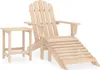 vidaXL Zahradní židle Adirondack s podnožkou a stolem z Náhled obrázku produktu 8