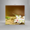 Bilder auf glas - Asien spa bambus blume - 50x50cm - Produktbild-Vorschau 3