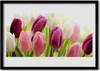 Bild 70x50 MDF-Rahmen Wandkunst Tulpen Blumen Natur Wiese Produktbild-Vorschau 1