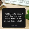 Mr. & Mrs. Panda Mousepad Spruch Fußballer Sprung - Schwarz Produktbild-Vorschau 2
