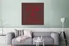 MuchoWow® Poster Atome - Vintage - Rot 75x75 cm - Wand Produktbild-Vorschau 5