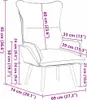 vidaXL Fauteuil blanc 69 x 74 x 93 cm similicuir Voir les images du produit 8