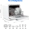 MEDION Mini Geschirrspüler DWT20 (Tischgeschirrspüler, Produktbild-Vorschau 7