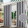 4er Set Outdoor Vorhänge 132x238cm, Balkonsichtschutz Produktbild-Vorschau 1