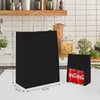 50 Stk. schwarz Papiertüten mit Henkel 15x21x8cm Kleine Produktbild-Vorschau 2