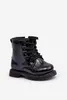 Lackierte Kinderstiefel mit Reißverschluss Schwarz Tibbie Produktbild-Vorschau 1