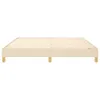 vidaXL Boxspringbettgestell Creme 160x200 cm Stoff Produktbild-Vorschau 5