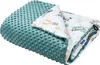 Balloon Travel & Emerald Minky Kinderdecke 100x140cm Produktbild-Vorschau 3