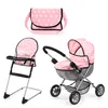 Bayer Design 13730AB Set Puppenwagen faltbar, Softer Griff, Produktbild-Vorschau 1