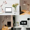 LUMILED lampa biurkowa pudrowy róż metal gniazdo E27 Podgląd zdjęcia produktu 4