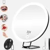 Zrcadlo s 30x zvětšením, s osvětlením, průměr 15 cm, 3 Náhled obrázku produktu 5
