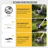 Traumheim Akku Rasentrimmer 21V, 3-in-1 Freischneider, 2x Produktbild-Vorschau 6
