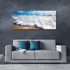 Acrylglasbilder 125x50 Wandbild Druck Strand Klippe Meer Produktbild-Vorschau 3
