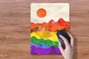 MuchoWow® Mauspad Mousepad Stolz - Schwul - Regenbogen Produktbild-Vorschau 3